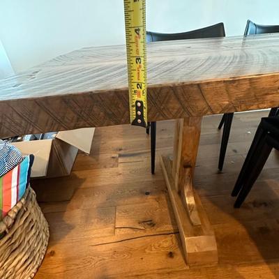 Beautiful Solid Wood Custom Built Dining Table By Doorman Designs