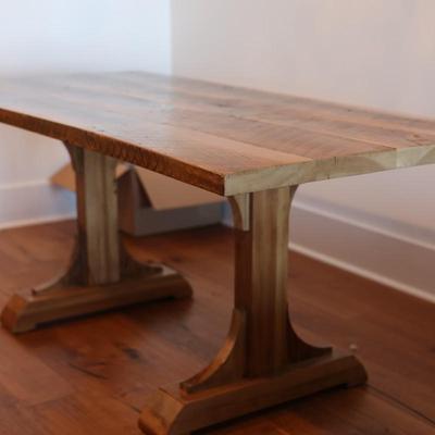 Beautiful Solid Wood Custom Built Dining Table By Doorman Designs