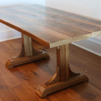 Beautiful Solid Wood Custom Built Dining Table By Doorman Designs