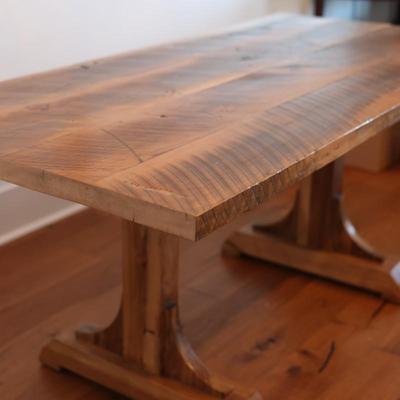 Beautiful Solid Wood Custom Built Dining Table By Doorman Designs