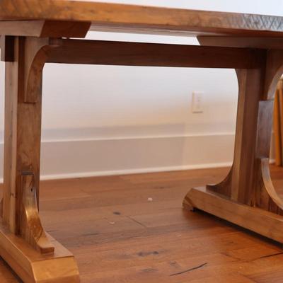 Beautiful Solid Wood Custom Built Dining Table By Doorman Designs