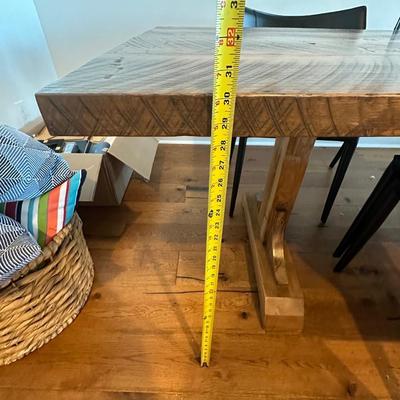 Beautiful Solid Wood Custom Built Dining Table By Doorman Designs