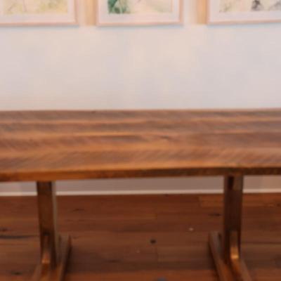 Beautiful Solid Wood Custom Built Dining Table By Doorman Designs