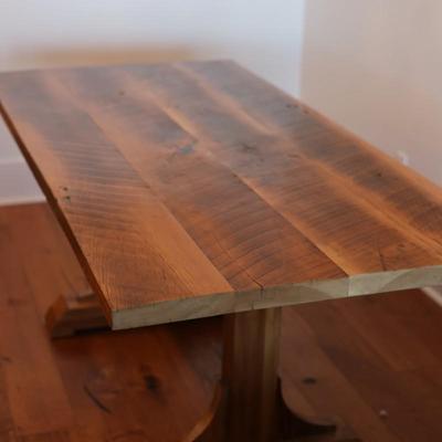 Beautiful Solid Wood Custom Built Dining Table By Doorman Designs