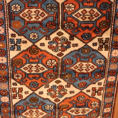 Small Vintage Turkish Kazak Rug