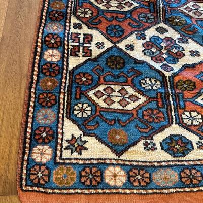 Small Vintage Turkish Kazak Rug