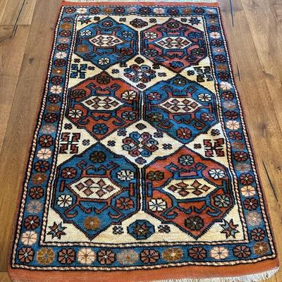 Small Vintage Turkish Kazak Rug