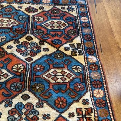 Small Vintage Turkish Kazak Rug
