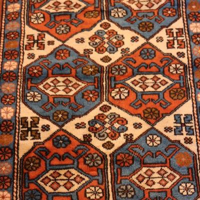 Small Vintage Turkish Kazak Rug