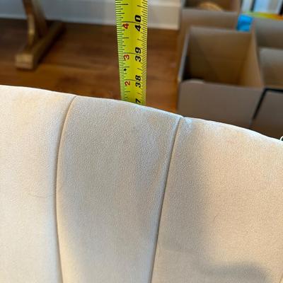 Velvet Upholstered Back Side Chair