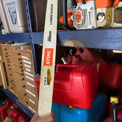 Stihl MS 461 X Chainsaw with Auger Attachment, Etc