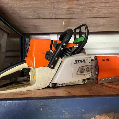 Stihl MS 461 X Chainsaw with Auger Attachment, Etc