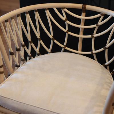 Gabby Natural Rattan Arm Dining Chairs (2)