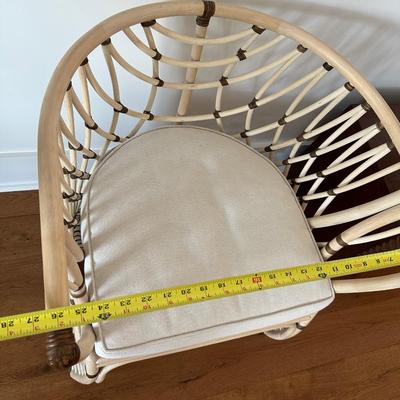 Gabby Natural Rattan Arm Dining Chairs (2)