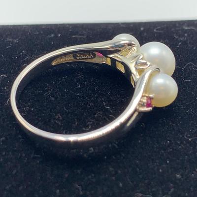 Lovely Pearl Necklaces, Rings, & Earrings with 14K & 925 (B4-HS)