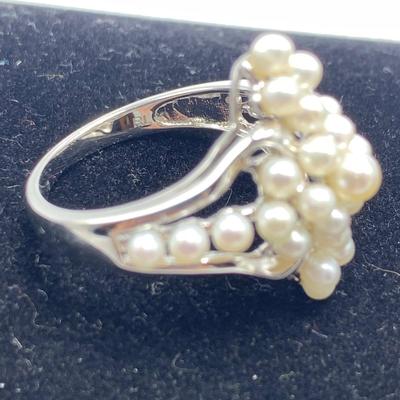 Lovely Pearl Necklaces, Rings, & Earrings with 14K & 925 (B4-HS)