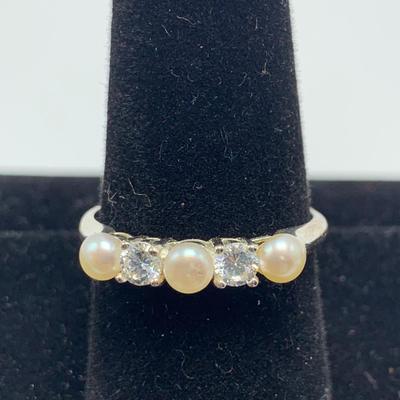 Lovely Pearl Necklaces, Rings, & Earrings with 14K & 925 (B4-HS)