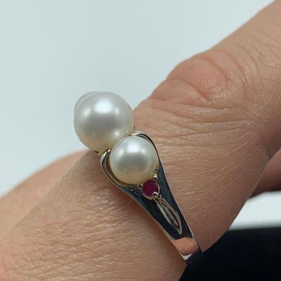 Lovely Pearl Necklaces, Rings, & Earrings with 14K & 925 (B4-HS)