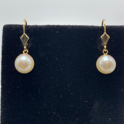 Lovely Pearl Necklaces, Rings, & Earrings with 14K & 925 (B4-HS)