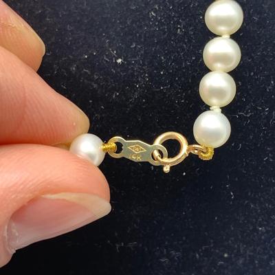 Lovely Pearl Necklaces, Rings, & Earrings with 14K & 925 (B4-HS)