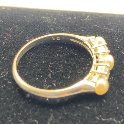 Lovely Pearl Necklaces, Rings, & Earrings with 14K & 925 (B4-HS)