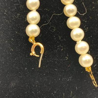 Lovely Pearl Necklaces, Rings, & Earrings with 14K & 925 (B4-HS)