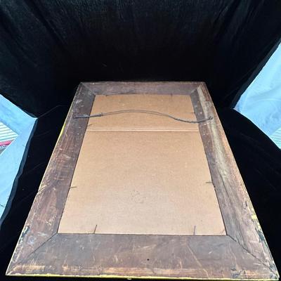 Ornate Design Framed Mirror (LR-KL)