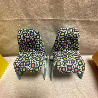 Retro Barbie Dollhouse Accessories & Corvette (BO-KL)