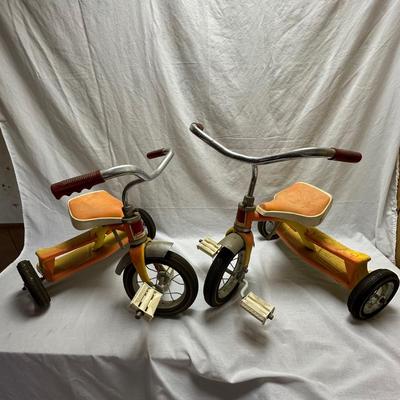 Pair of AMF Junior Tricycles (BO-KL)
