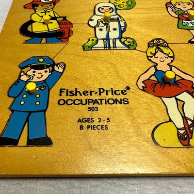 Fisher Price Wooden Puzzles & "Snoopy" Puppy on a Leash (BO-KL)