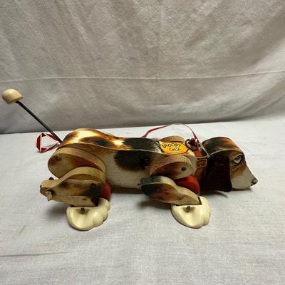 Fisher Price Wooden Puzzles & "Snoopy" Puppy on a Leash (BO-KL)