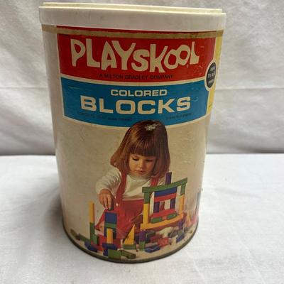 Retro Tinker Toys, Playskool Blocks & Beads, & Mr. Potato Head (BO-KL)