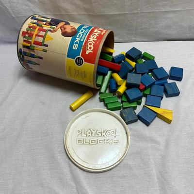 Retro Tinker Toys, Playskool Blocks & Beads, & Mr. Potato Head (BO-KL)