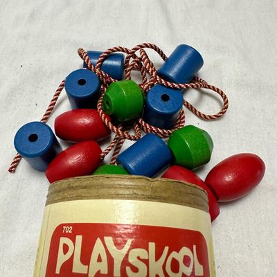Retro Tinker Toys, Playskool Blocks & Beads, & Mr. Potato Head (BO-KL)