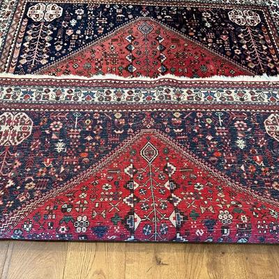 5x7 Hand Knotted Wool Rug