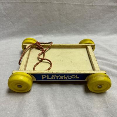 Vintage Playskool Schoolhouse with Playground & Retro-Style Camper (BO-KL)