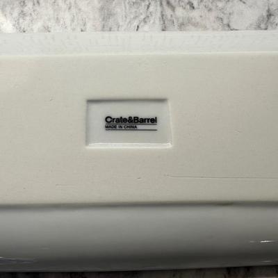 Set of 12 Crate & Barrel Plates