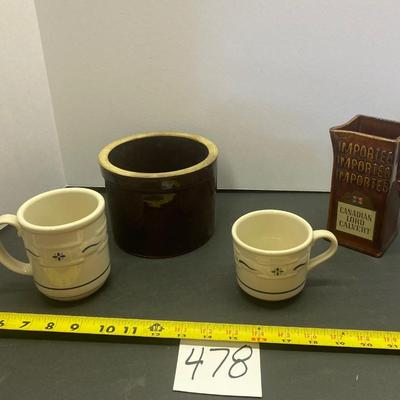 Longaberger Coffee Cups and More