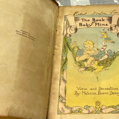 Vintage Hankies and Baby Book