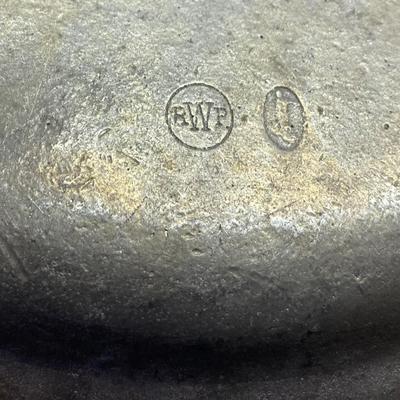 Vintage Pewter Plates