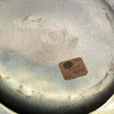 Vintage Pewter Plates