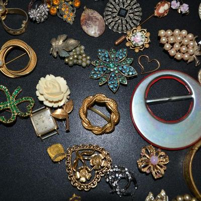 LOT 118 LOT OF LADIES COSTUME JEWELRY