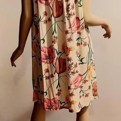 Vtg 60-70s Boutique Mini dress/House dress/GoGo Gucci like Floral print J. Accordero