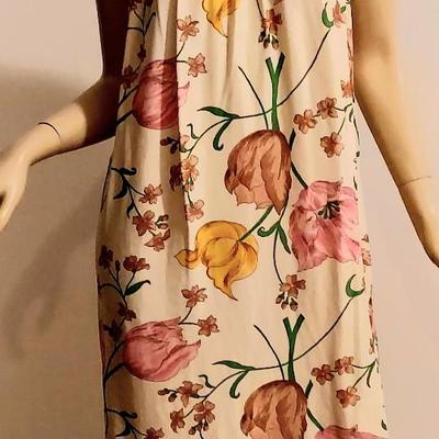 Vtg 60-70s Boutique Mini dress/House dress/GoGo Gucci like Floral print J. Accordero