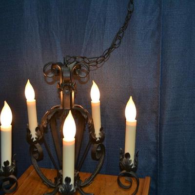 LOT 155. SWAG LAMP LIGHT FIXTURE