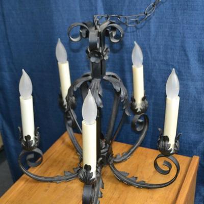 LOT 155. SWAG LAMP LIGHT FIXTURE