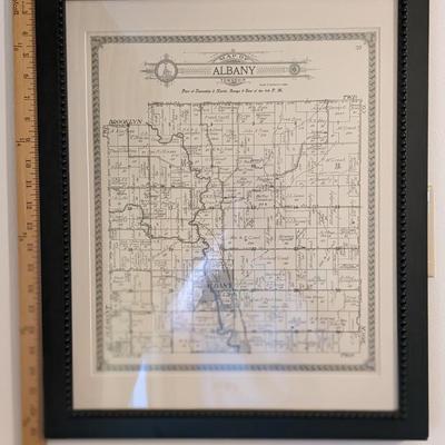 Delightful Plat Map of Albany, Wi