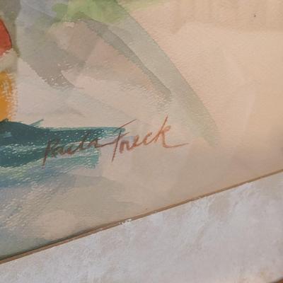 Original Paula Freck Watercolor