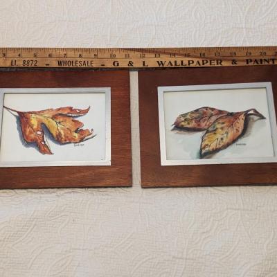 2 Original D. Meyer Watercolor Paintings