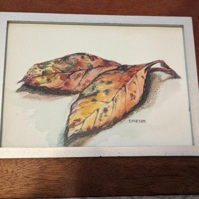 2 Original D. Meyer Watercolor Paintings